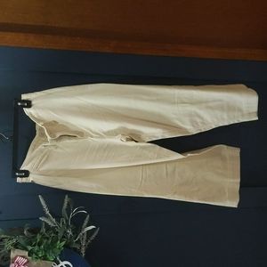 Wide Leg Twill Pants